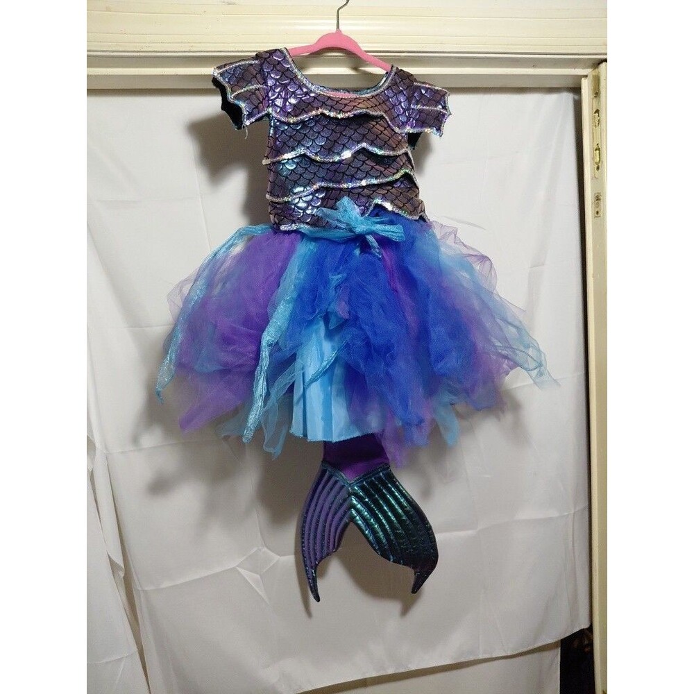 Gillians Closet Girls Sparkly Mermaid Dress Halloween Costume Size 5 - 5/6